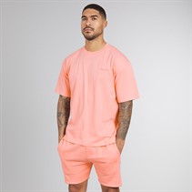 Avant Garde Herren Kreativ T Shirt Und Shorts Set Coral