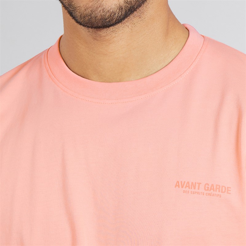 Avant Garde Herren Kreativ T Shirt Und Shorts Set Coral