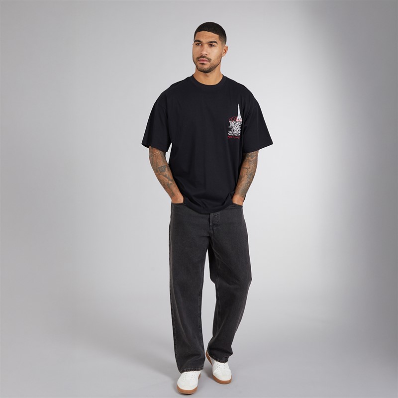 Avant Garde Mens Underline T-Shirt Jet Black