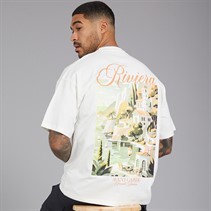 Avant Garde Herren Scape T-Shirt Off White