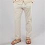 Avant Garde Mens Alberto Linen Trousers Ecru