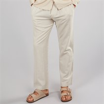 Avant Garde Mens Alberto Linen Trousers Ecru