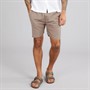 Avant Garde Mens Rustic Linen Shorts Mink