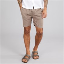 Avant Garde Mens Rustic Linen Shorts Mink