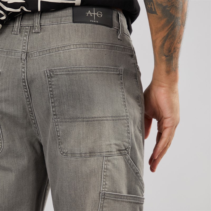Avant Garde Mens Marquez Carpenter Jeans Grey