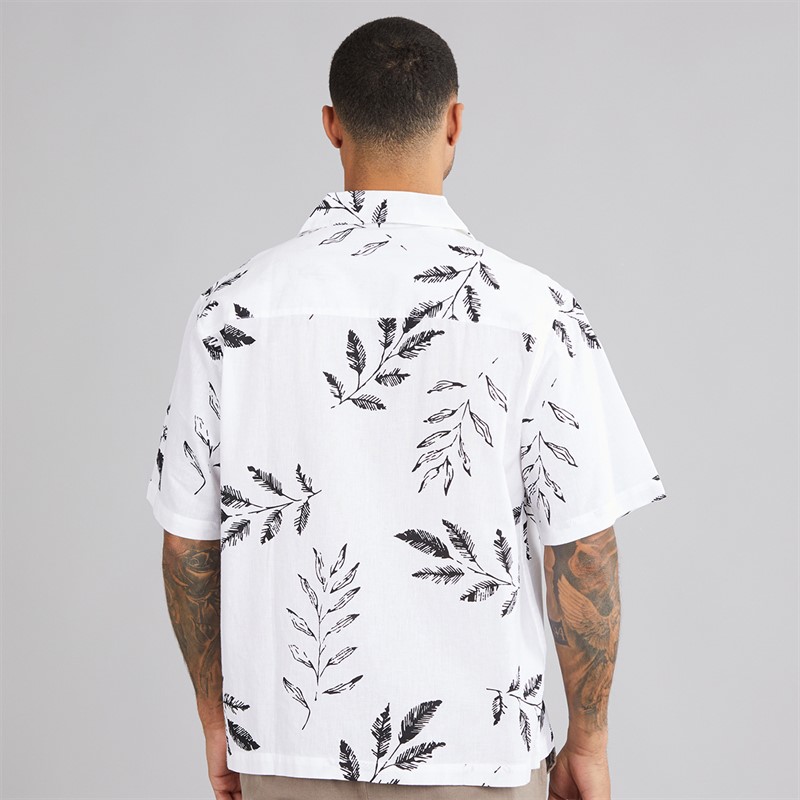 Avant Garde Mens Folly Linen Shirt White