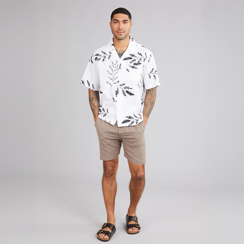 Avant Garde Mens Folly Linen Shirt White