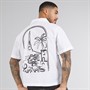 Avant Garde Mens Sketch Linen Shirt White