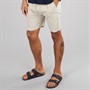 Avant Garde Mens Rustic Linen Shorts Ecru