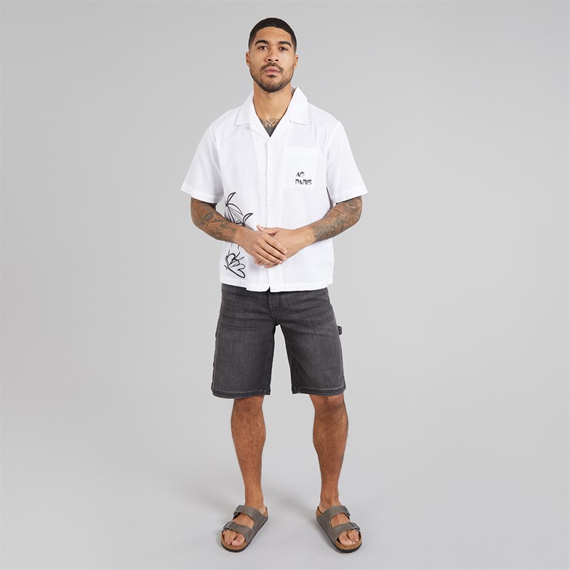 Avant Garde Mens Torrez Denim Shorts Black