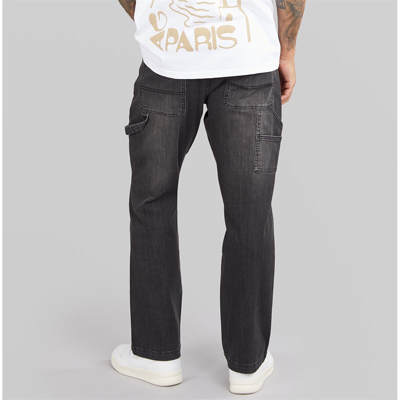 Avant Garde Mens Marquez Carpenter Jeans Black