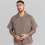Avant Garde Mens Knight Linen Shirt Mink