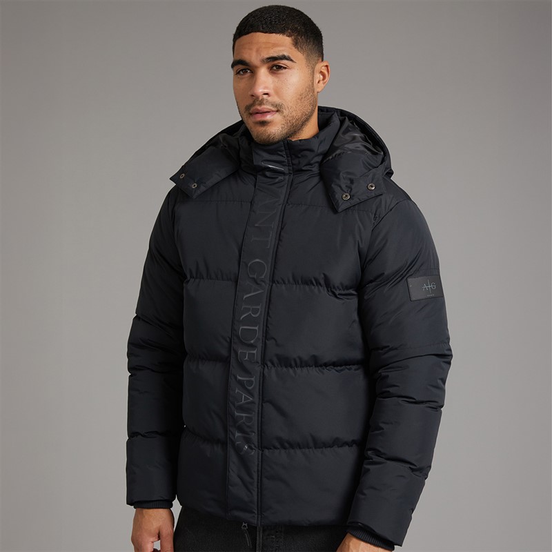 Avant Garde Mens Pyron Puffer Jacket Black