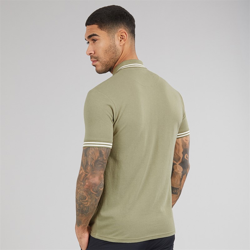 Avant Garde Mens Delta Polo Shirt Sage