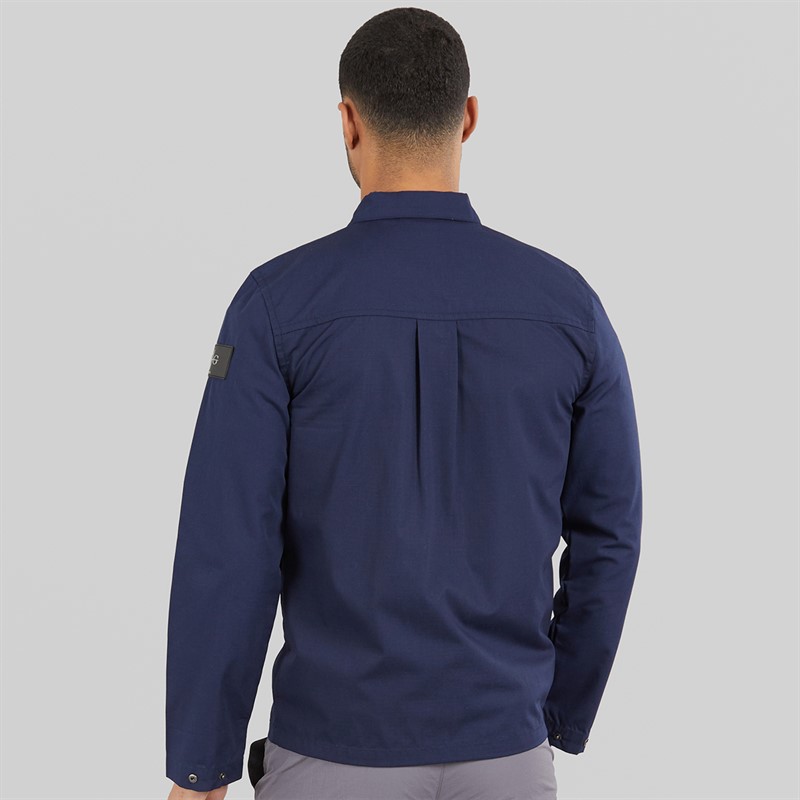 Avant Garde Mens Arden Overshirt Navy