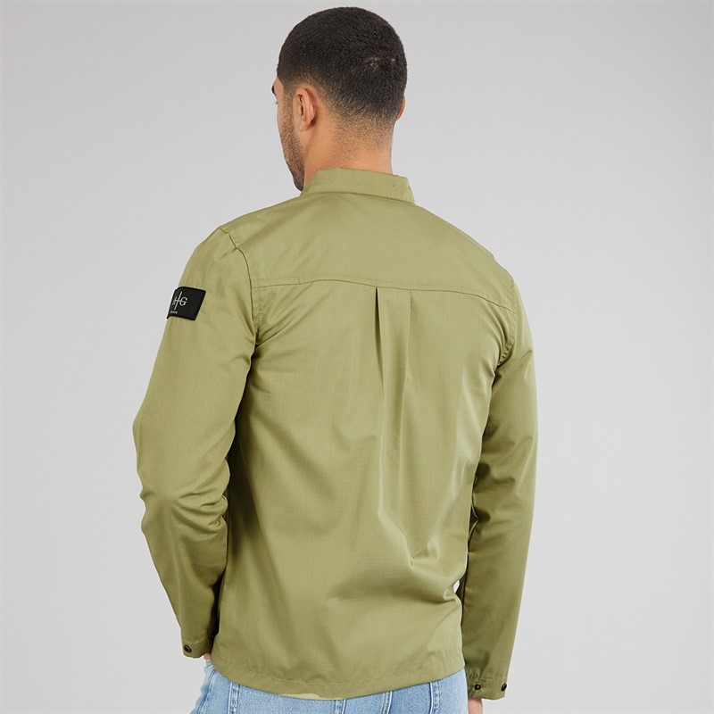Avant Garde Mens Arden Overshirt Sage