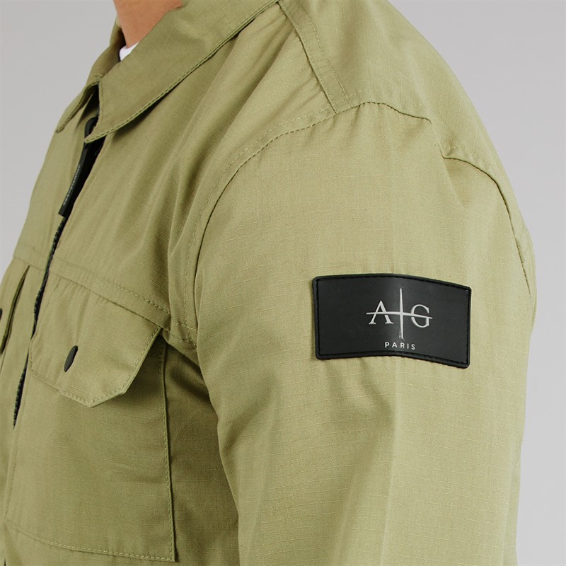 Avant Garde Mens Arden Overshirt Sage