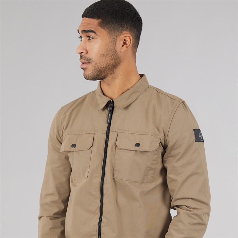 Avant Garde Mens Arden Overshirt Mink