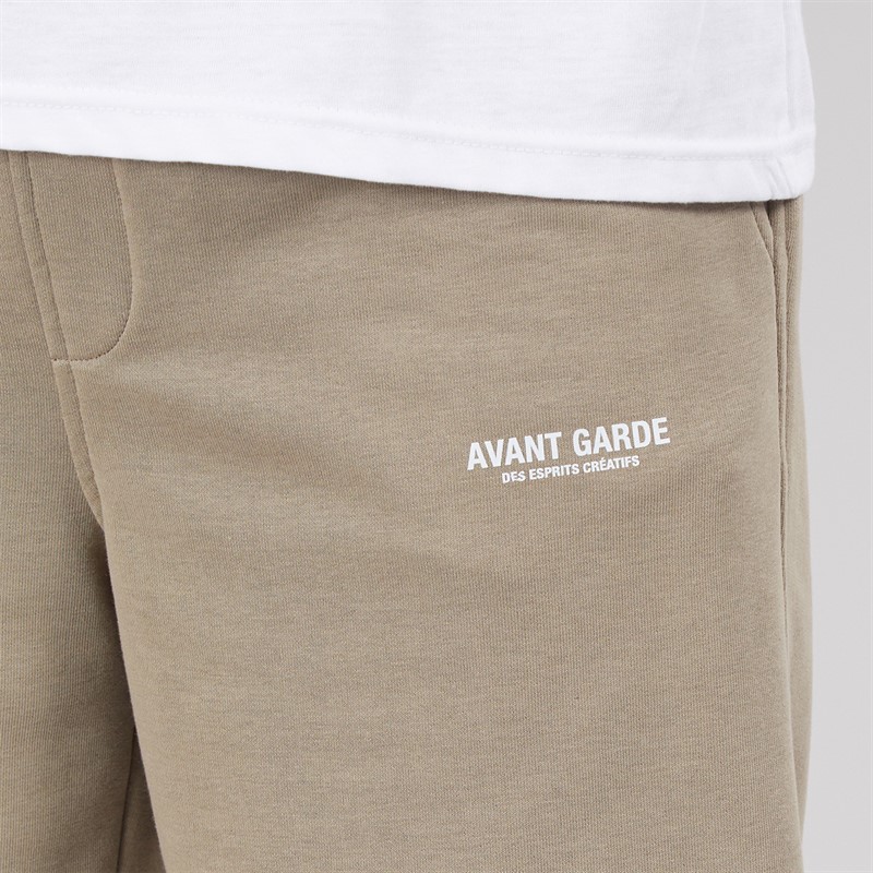 Avant Garde Mens Straight Leg Shorts Mink
