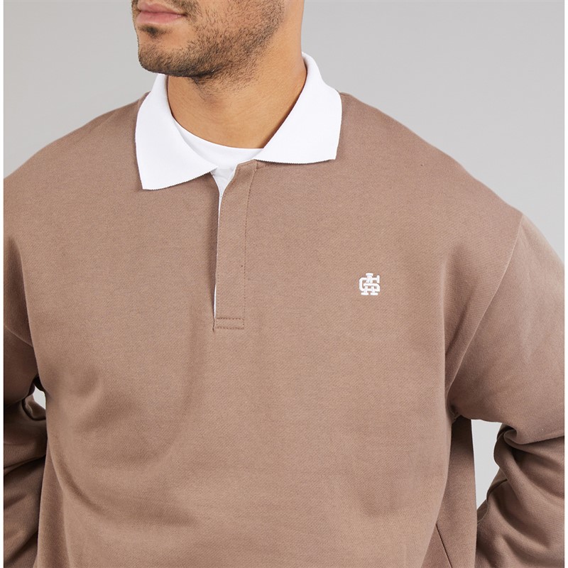 Avant Garde Mens Symbol Rugby Shirt Mink
