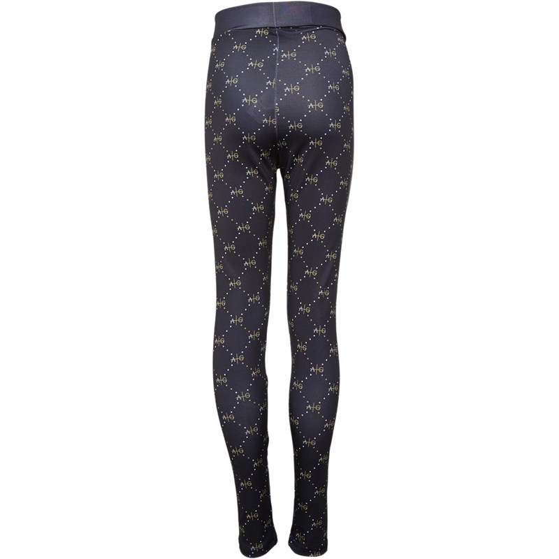 Avant Garde Girls Hornsby Leggings Black/Gold
