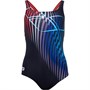Arena Dame Optical Waves Badedragt Flerfarvet
