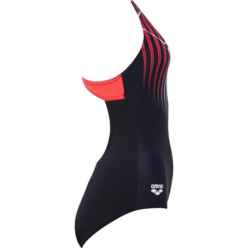 Arena Dame Optical Waves Badedragt Flerfarvet