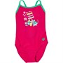 Arena Junior Printed Swimsuit Freak Rose/Golf Green