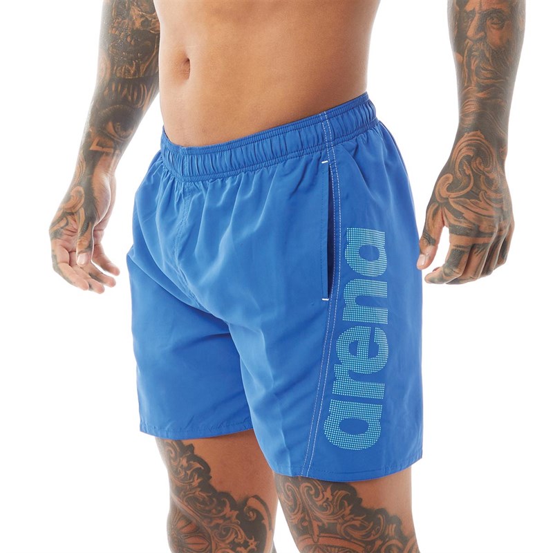 Arena Herrer Fundamentals Logo Boxer Svømme Shorts Kongeblå