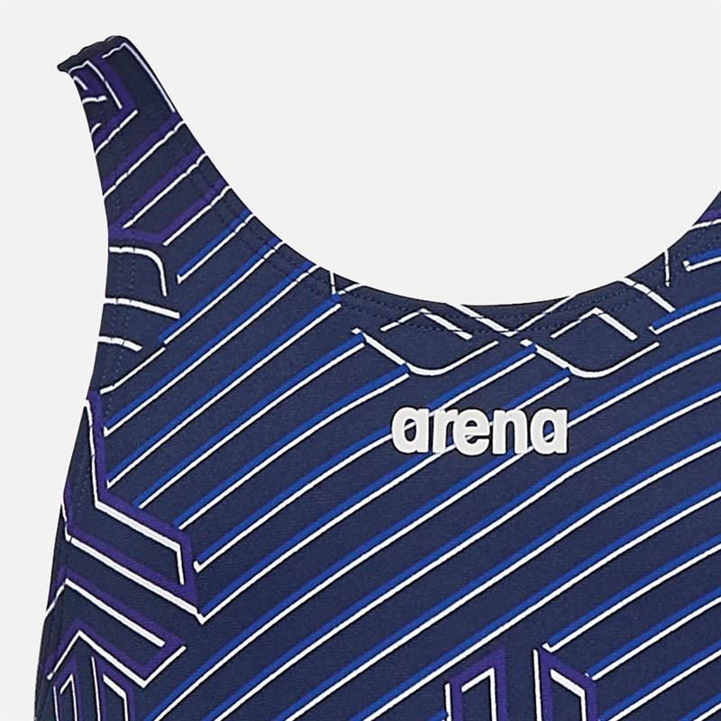 Arena Girls Kikko Pro Back Swimsuit Navy/Multi