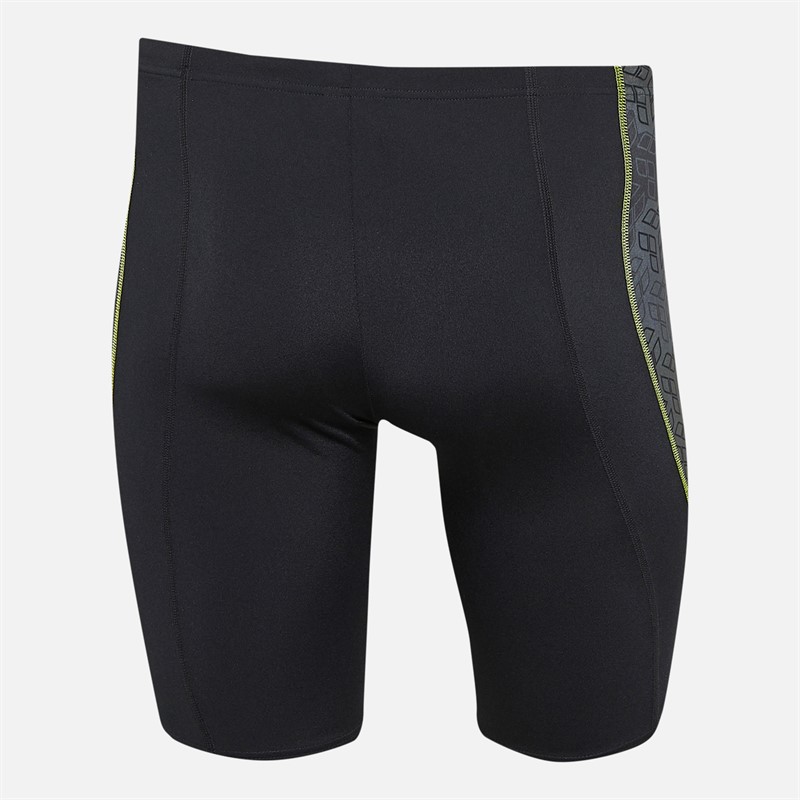 Arena Mens Camo Kikko Jammer Swim Shorts Black/Multi