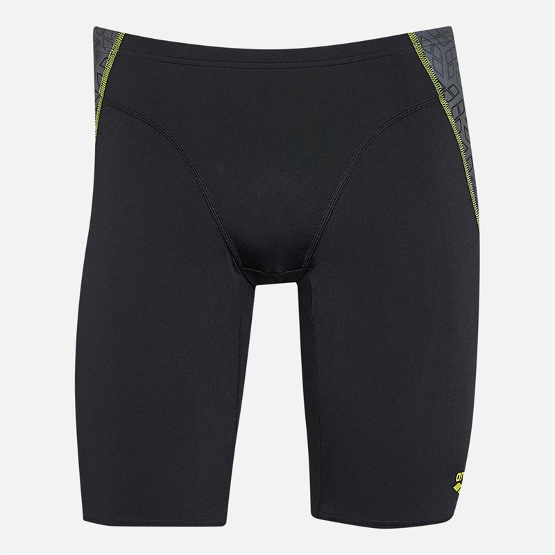 Arena Mens Camo Kikko Jammer Swim Shorts Black/Multi