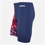 Arena Mens Team Crackle Jammer Swim Shorts Navy/Team Red
