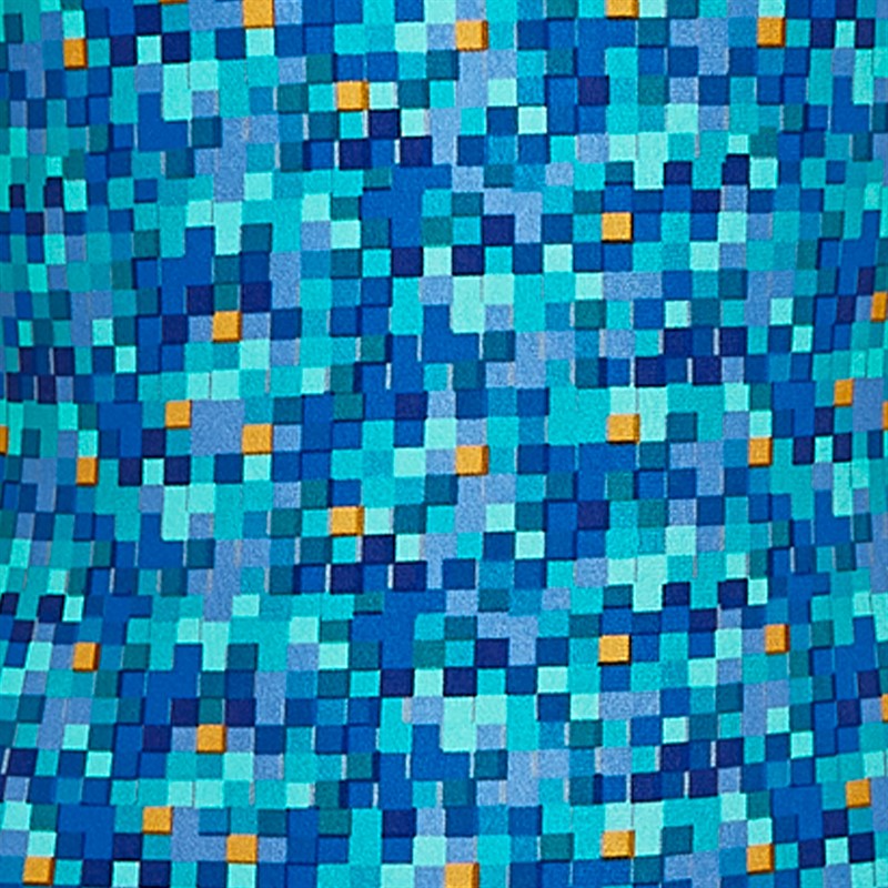 Arena Girls Pool Tiles Lightdrop Back Swimsuit Black/Blue