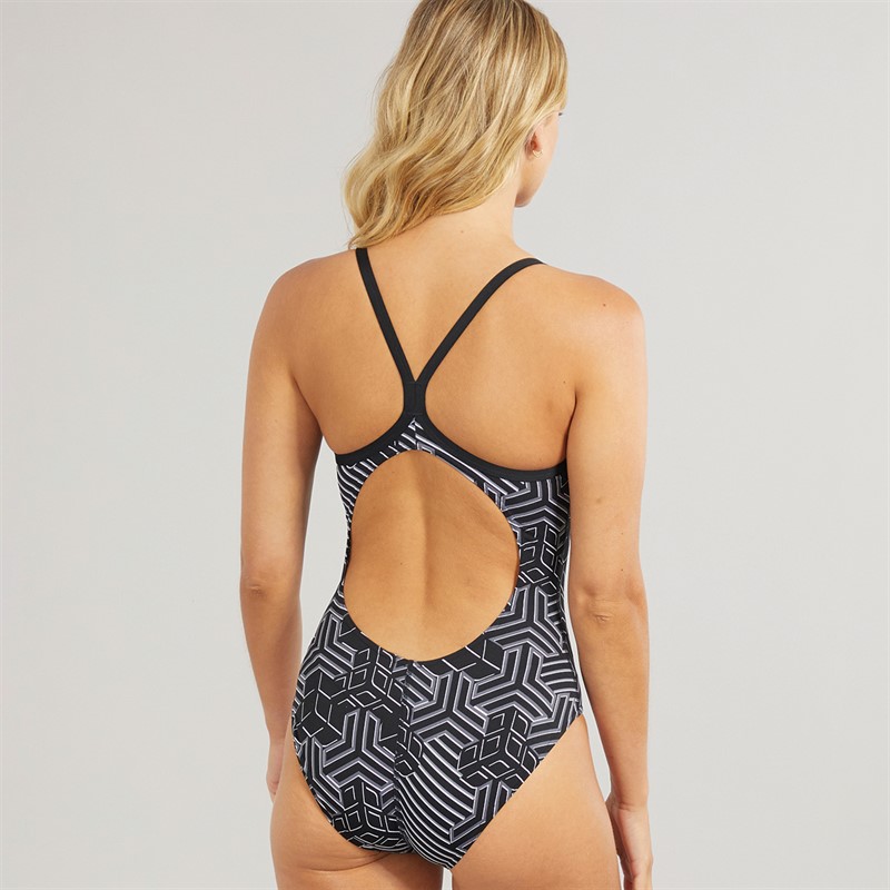 Arena Womens Kikko Lightdrop Back Pro Swimsuit Black/Multi