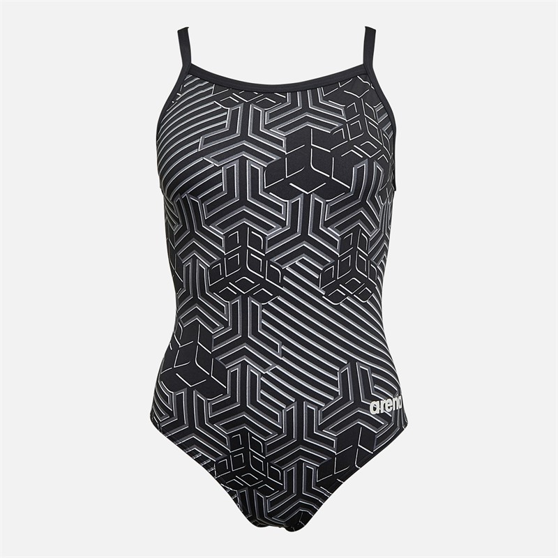 Arena Womens Kikko Lightdrop Back Pro Swimsuit Black/Multi