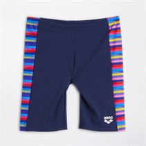 Arena Junior Boys Racing Stripe Jammer Swimming Trunks Navy/Multi