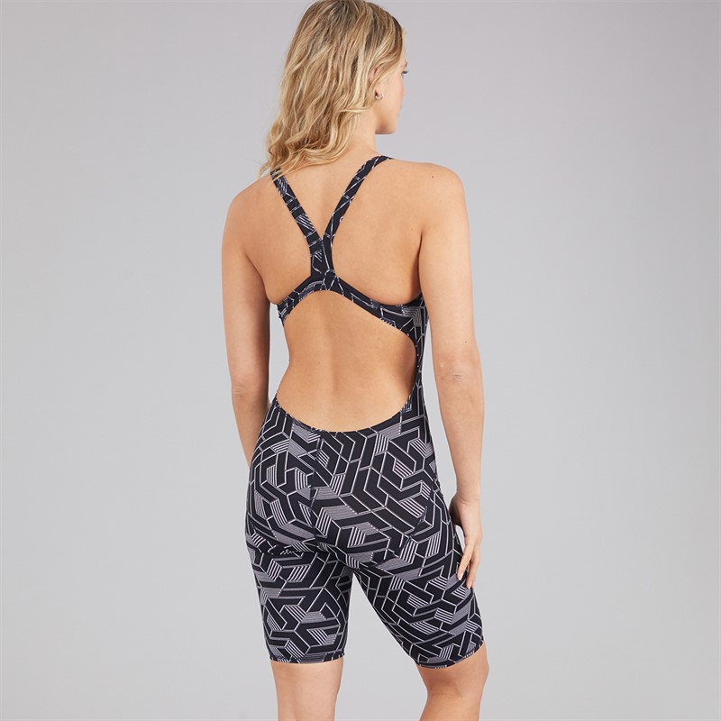 Arena Womens Printed Full Body Swimsuit Black/Multi