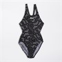 Arena Junior Girls Escape Tech Back Swimsuit Black/Team