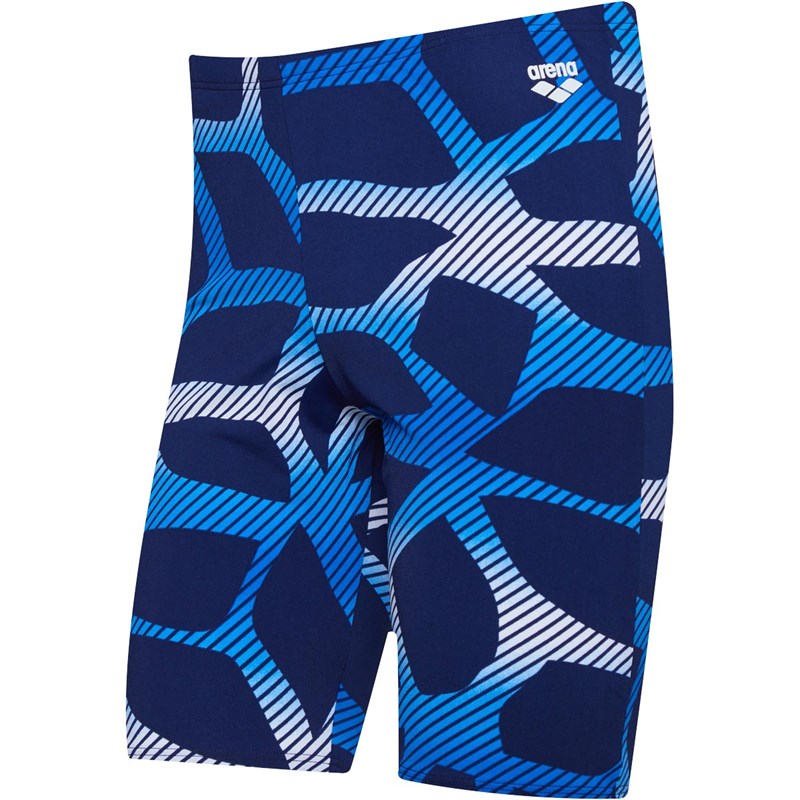 Buy arena Mens Spider Jammer Swim Shorts Navy/White