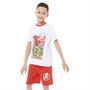 AVENGERS Boys Marvel Shorts Pyjama Set White/Red