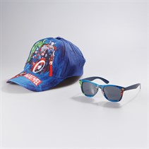 AVENGERS Boys Sunglasses And Cap Set Blue