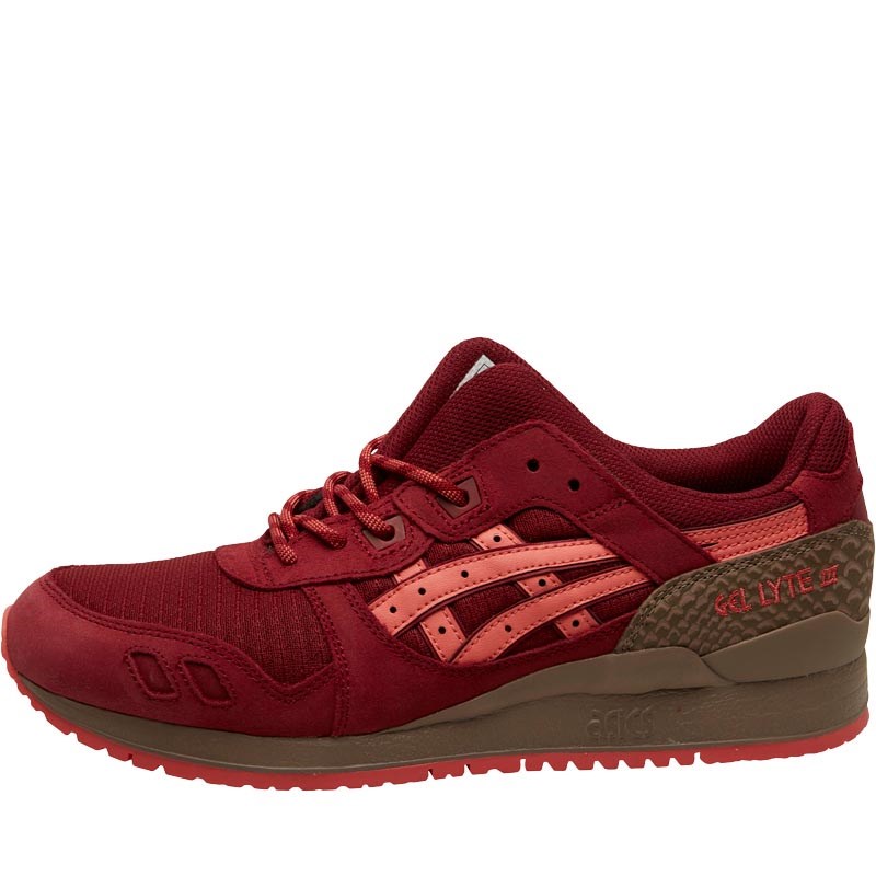 asics gel lyte 3 bordeaux rood asics gel lyte 3 bordeaux rood
