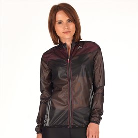 adidas womens adizero running rain jacket utility black