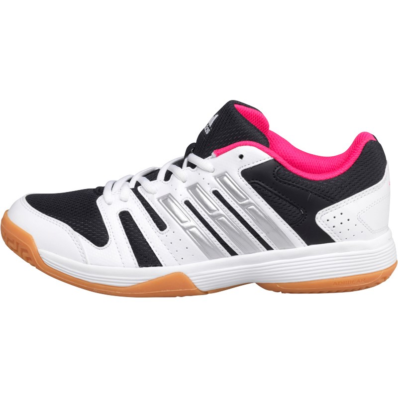adidas Damen Volley Ligra Hallenschuhe Weiß/Pink/Grau adidas Damen Volley Ligra Hallenschuhe Weiß/Pink/Grau