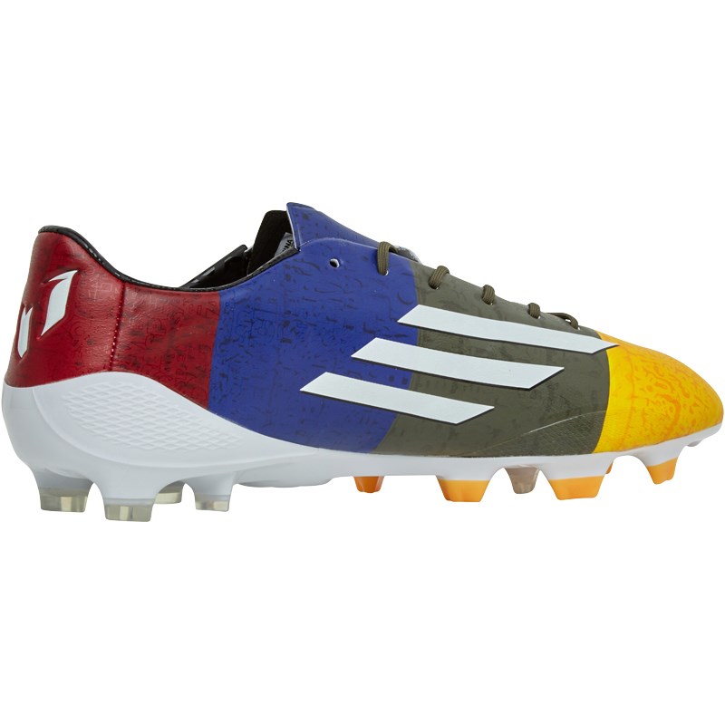 Buy adidas Mens F50 Adizero FG Football Boots Messi Solid Gold/White/Earth Green