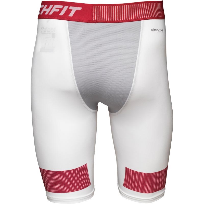 adidas white compression shorts