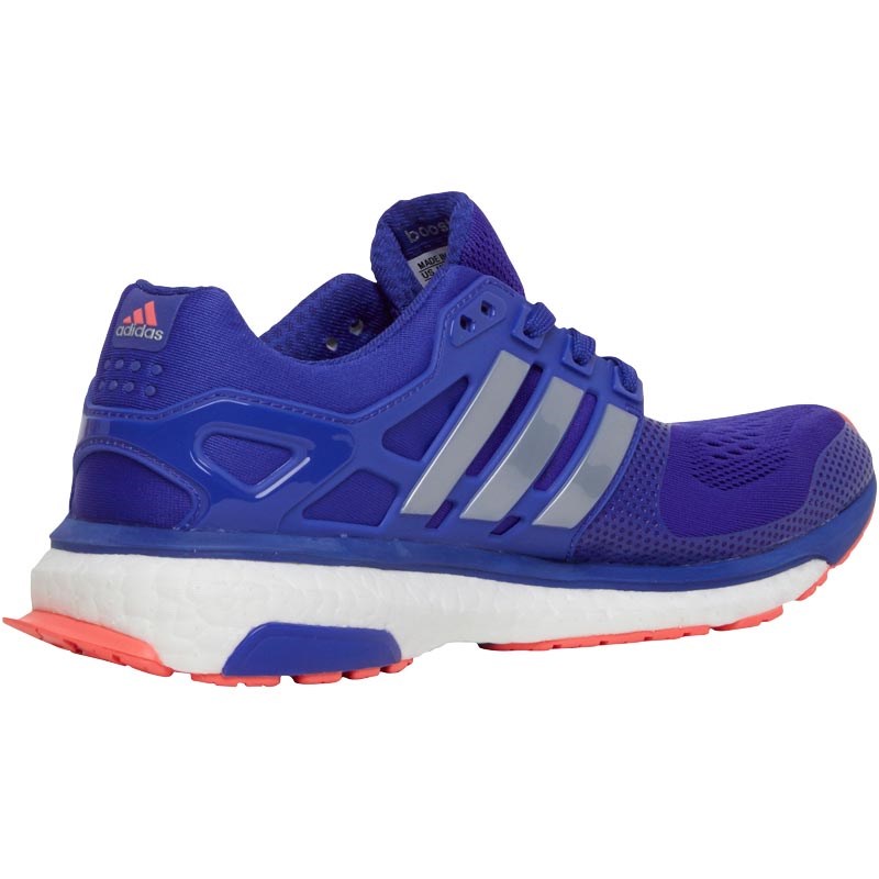 adidas Womens Energy Boost ESM Neutral Running Shoes Night FlashSilverFlash Red adidas Womens Energy Boost ESM Neutral Running Shoes Night FlashSilverFlash Red