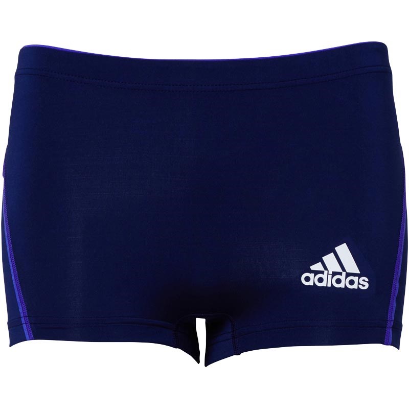 Buy adidas Womens Adizero 3 Stripe Running Boxer Brief Shorts Marine Blue