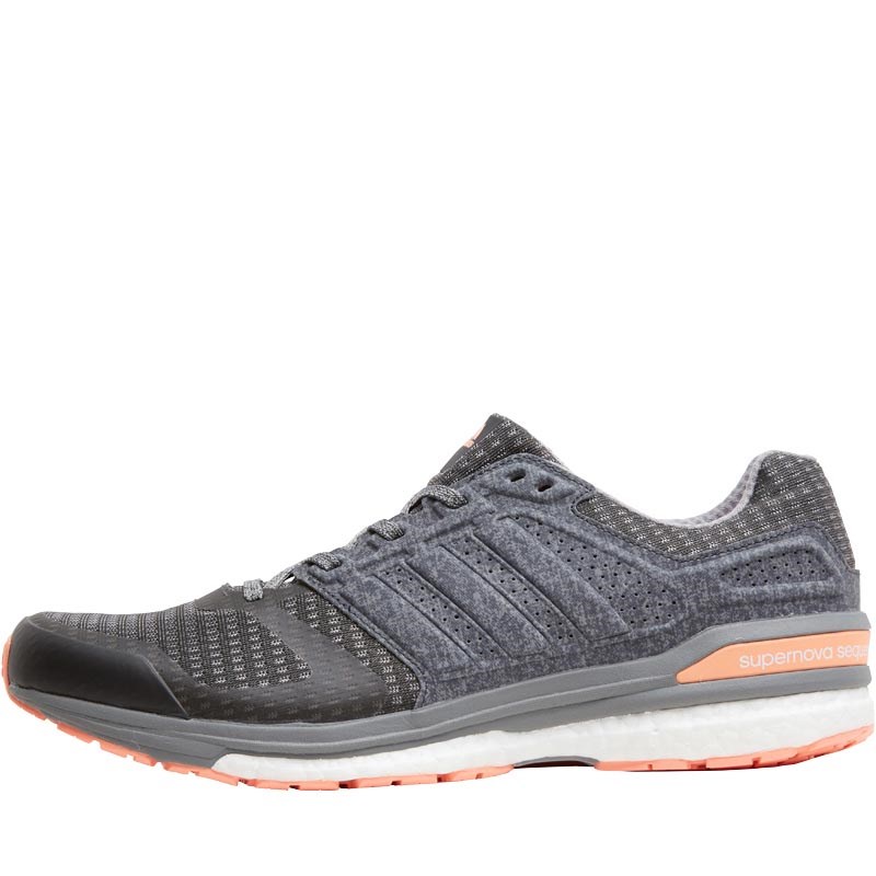 adidas Damen Supernova Sequence Boost 8 Stability Laufschuhe Grey/Orange adidas Damen Supernova Sequence Boost 8 Stability Laufschuhe Grey/Orange